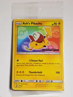 NM/LP - Pokemon Ash's Pikachu I Choose You Movie Promo Set COMPLETE SM108-SM114 - Image 3