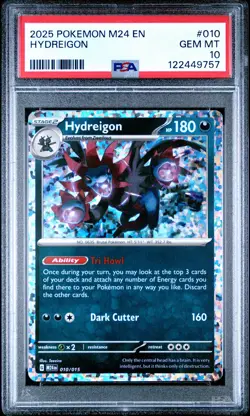 2025 POKEMON M24 EN-MCDONALD'S COLL #010 HYDREIGON PSA 10 - Image 1