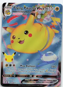 Flying Pikachu VMAX 007/025 Ultra Rare Holo Celebrations NM Pokemon - Image 1