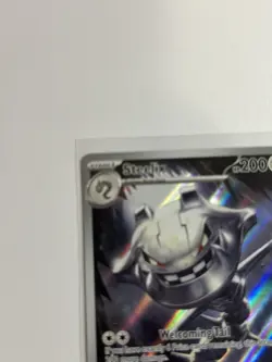 Steelix 150/132 Illustration Rare Pokemon Mega Evolution Extended Art Case - Image 5