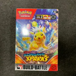 POKEMON Scarlet & Violet Surging Sparks Build & Battle Box, Sealed Box is Worn - Image 1