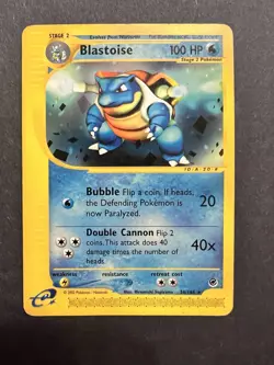 Pokemon TCG Blastoise Stage 2 Base Set 36/165 2002 Non Holo - Image 1