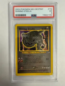 2002 Pokemon Neo Destiny #112/105 Shining Steelix - Excellent (PSA 5) - Image 1