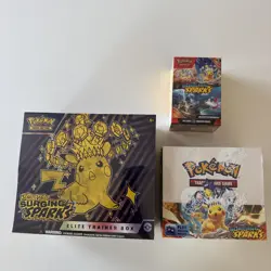 Pokemon Surging Sparks “LOT OF 3 ” BOOSTER BOX,BOOSTER BUNDLE BOX & ETB BOX”NEW” - Image 1