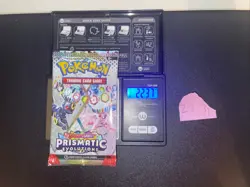 GOD PACKU 22.37g VERY HEAVY Prismatic Evolutions Pokemon Sealed Booster Pack New - Image 1
