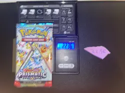 GOD PACKU 22.36g VERY HEAVY Prismatic Evolutions Pokemon Sealed Booster Pack New - Image 1