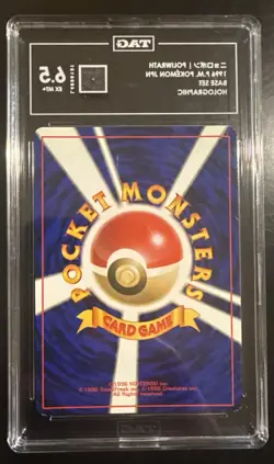 EX MT+ Pokemon: Poliwrath No.062 Base Set Japanese Holo Rare - Vintage TAG 6.5 - Image 2