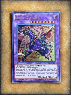Yugioh Dark Cavalry DUPO-EN002 Ultra Rare 1st Ed NM - Image 1