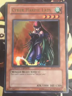 Yugioh: Cyber Harpie Lady - SP1-EN001 - Ultra Rare - Limited Edition - MP - Image 1
