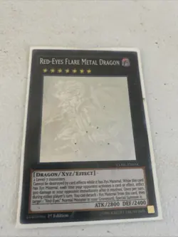 Red-Eyes Flare Metal Dragon (Ghost Rare) CORE-EN054 Clash of Rebellions Unlimite - Image 3