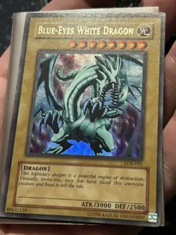 Yugioh LOB Blue Eyes, Dark Magician, Red Eyes Unlimited Edition Set - Image 5