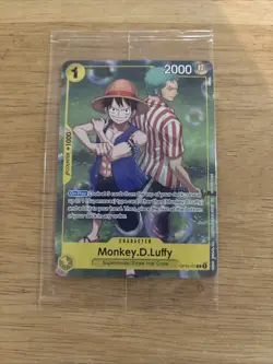 One Piece CCG Monkey.D.Luffy OP10-111 Rare Promo Card Factory Sealed Mint - Image 1