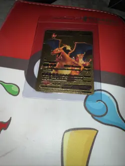 Pokemon Charizard V Evolution 508HP Gold Foil Fan Art Card SMP 26-43 - Image 2