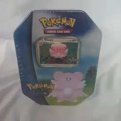 Blissey Pokemon Go Tin Sword and Shield New SEALED TCG card game English - Image 1