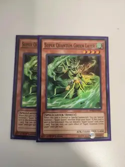 YGO Card Single - Super Quantum Green Layer (NM *1st Ed*) WIRA-EN031 - Image 1