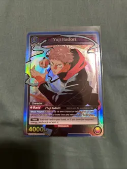 Yuji Itadori Union Arena Jujutsu Kaisen SR Foil Card UE03BT/JJK1-040 - Image 1