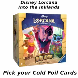 Disney Lorcana Into the Inklands PICK YOUR COLD FOIL CARD Including Super Rare - Image 1