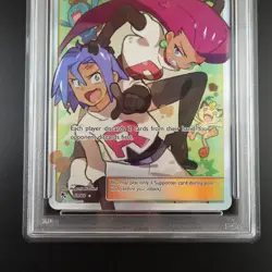 PSA 10 Jessie & James 68/68 Hidden Fates Full Art Holo Graded Pokemon Card - Image 3