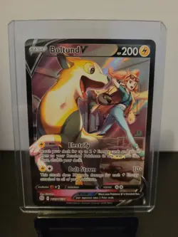 Pokemon TCG Boltund V TG13/TG30 SWSH09: Brilliant Stars Trainer Gallery Card - Image 1
