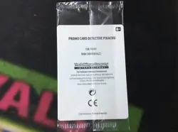 Detective Pikachu Holo RARE SM190 Promo NEW SEALED card - Image 2