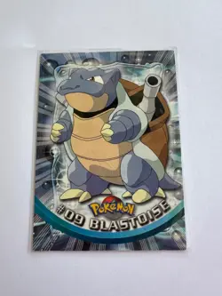Pokemon Card Topps TV Animation 1999 Blue Logo - #09 Blastoise Non Holo - Image 1