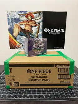 One Piece Trading Card Game (English) OP-10 Royal Blood Booster Box Case Sealed - Image 1