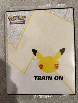 Pokemon 25th Anniversary Jumbo Card Binder and 15 Jumbo Cards - Image 1