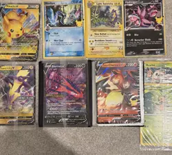 Pokemon 25th Anniversary Jumbo Card Binder and 15 Jumbo Cards - Image 2