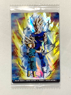 Majin Vegeta and Trunks - 6-21 R - Dragon Ball Itajaga Card Sealed Japanese - Image 1