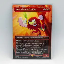 MTG | Knuckles The Echidna [SLD Secret Lair Sonic the Hedgehog] | Non-Foil NM - Image 1