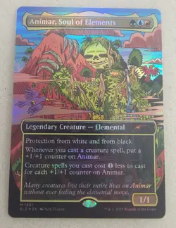 Animar, Soul of Elements | NM | FOIL | Extended Art | Secret Lair | SLD #1891 - Image 1