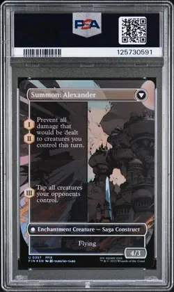Crystal Fragments | Summon: Alexander Borderless Foil #357 Final Fantasy PSA 10 - Image 4