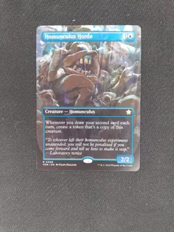 MTG Homunculus Horde Foundations Borderless Rare Mint! - Image 1