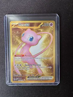 Mew ex 205/165 Pokemon TCG Scarlet & Violet 151 Hyper Rare Full Art Pack Fresh - Image 3