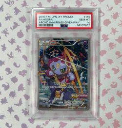 Pokemon Hoopa Archdjinni/Rings Giveaway Japanese Full Art Promo 155 XY-P PSA 10 - Image 1