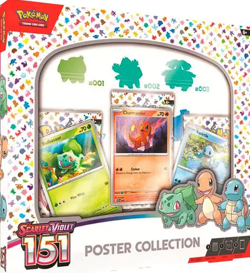 Pokemon TCG 151 Poster Collection Box NEW SEALED Scarlet & Violet 820650853166 - Image 1
