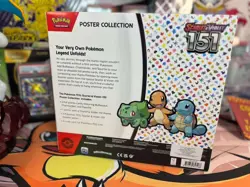 Pokemon TCG 151 Poster Collection Box NEW SEALED Scarlet & Violet 820650853166 - Image 2