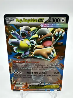 Mega Kangaskhan ex 104/132 Double Rare Holo Mega Evolution Pokemon TCG NM - Image 1