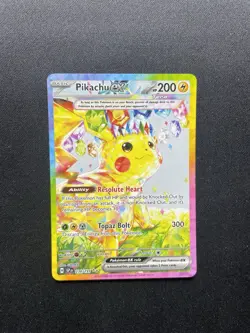 2024 Pokemon Surging Sparks PIKACHU EX 238/191 SIR TCG HOLO LP - Image 1