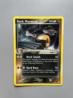 Pokemon TCG - Dark Marowak - 7/109 EX Team Rocket Returns Non Holo Rare - LP - Image 1