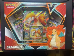 Pokemon TCG Dragonite V Collection Box New & Sealed - Evolving Skies Booster - Image 1