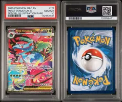 2025 POKEMON MEGA EVOLUTION SPECIAL ILLUSTRATION RARE MEGA VENUSAUR EX PSA 10 - Image 3