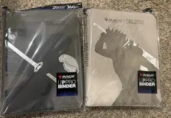 Final Fantasy MTG Ultra Pro 9 Pocket Premium Zipper Binder Sephiroth & Cloud NEW - Image 1