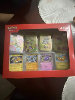 Pokemon 151 -Mini Tins 4 Pack. Sam’s Club Exclusive, Each Tin Has Two Packs - Image 1