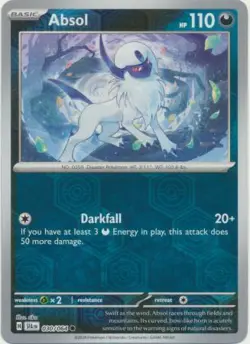 ABSOL 030/064 SHROUDED FABLE POKEMON (REVERSE HOLO, NM) - Image 1