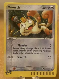 Pokemon TCG Meowth Nintendo Black Star Promos 13 Holo Promo - Image 1