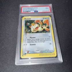 Meowth 013 Pokemon: EX Series Collector's Tin Nintendo Holo PSA 9 Mint - Image 1
