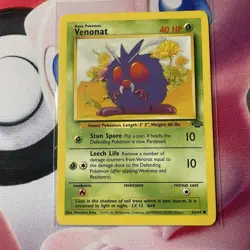 Pokemon TCG Venonat Jungle 63/64 Regular LP. - Image 1