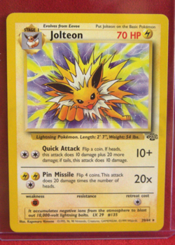 Pokemon TCG Jolteon 20/64 Jungle Set 1999 NM - Image 1