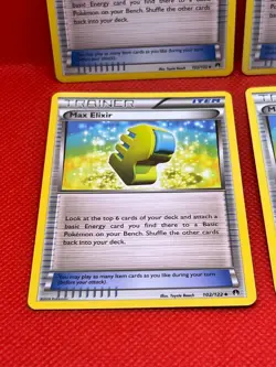 Pokemon Tcg Max Elixir 102/122 Breakpoint x4 Non Holo - Image 4